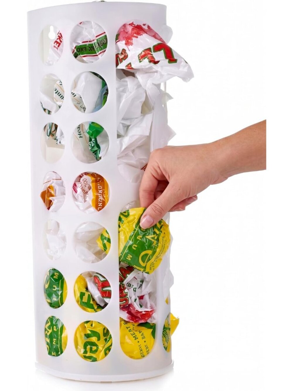 Grocery Bag Storage Holder, Large Capacity Bag Dispenser, Neatly Store Plastic S